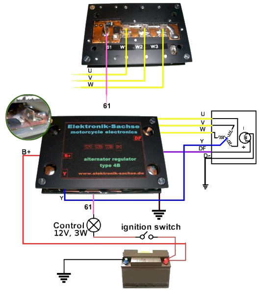 Connection diagram REG4